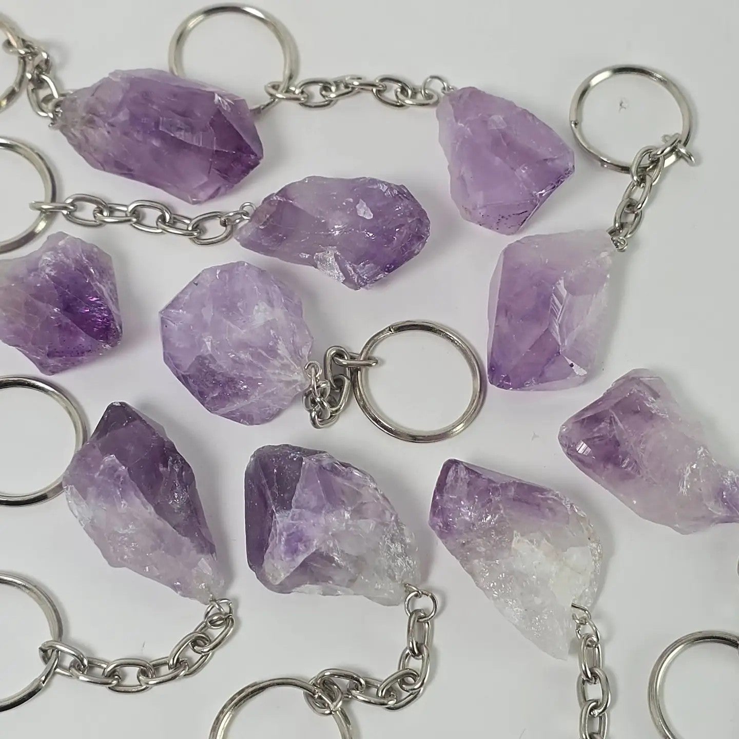 Amethyst Key Chain
