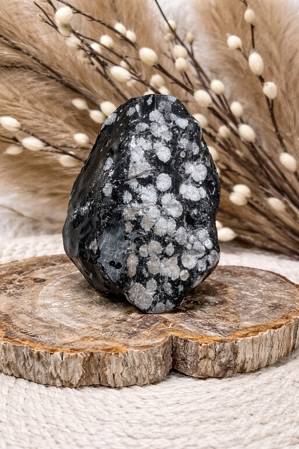 Snowflake Obsidian - Raw