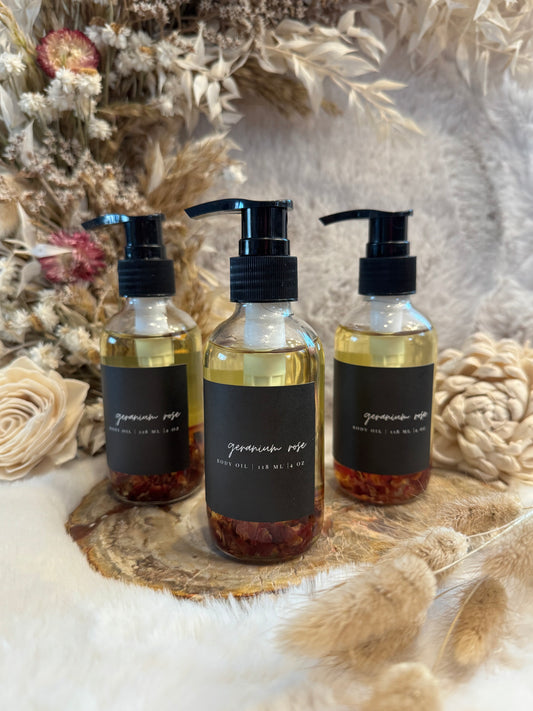 Geranium Rose Body Oil