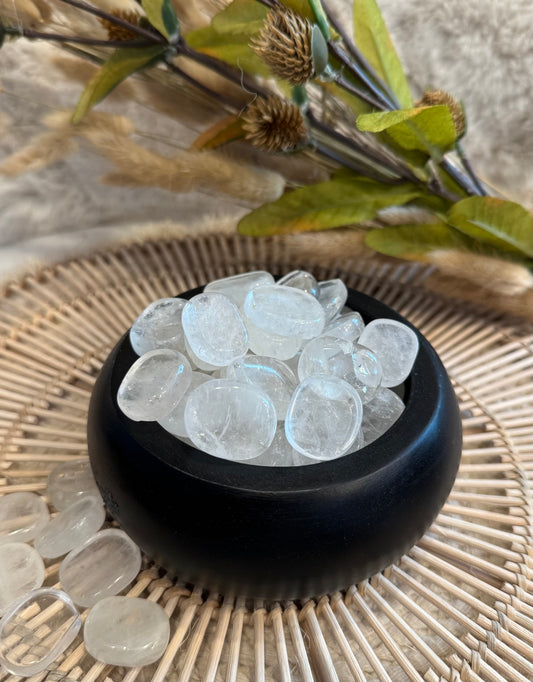 Clear Quartz Worry Stone