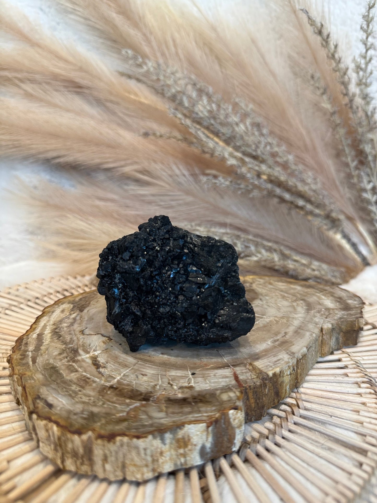 Black Tourmaline Cluster
