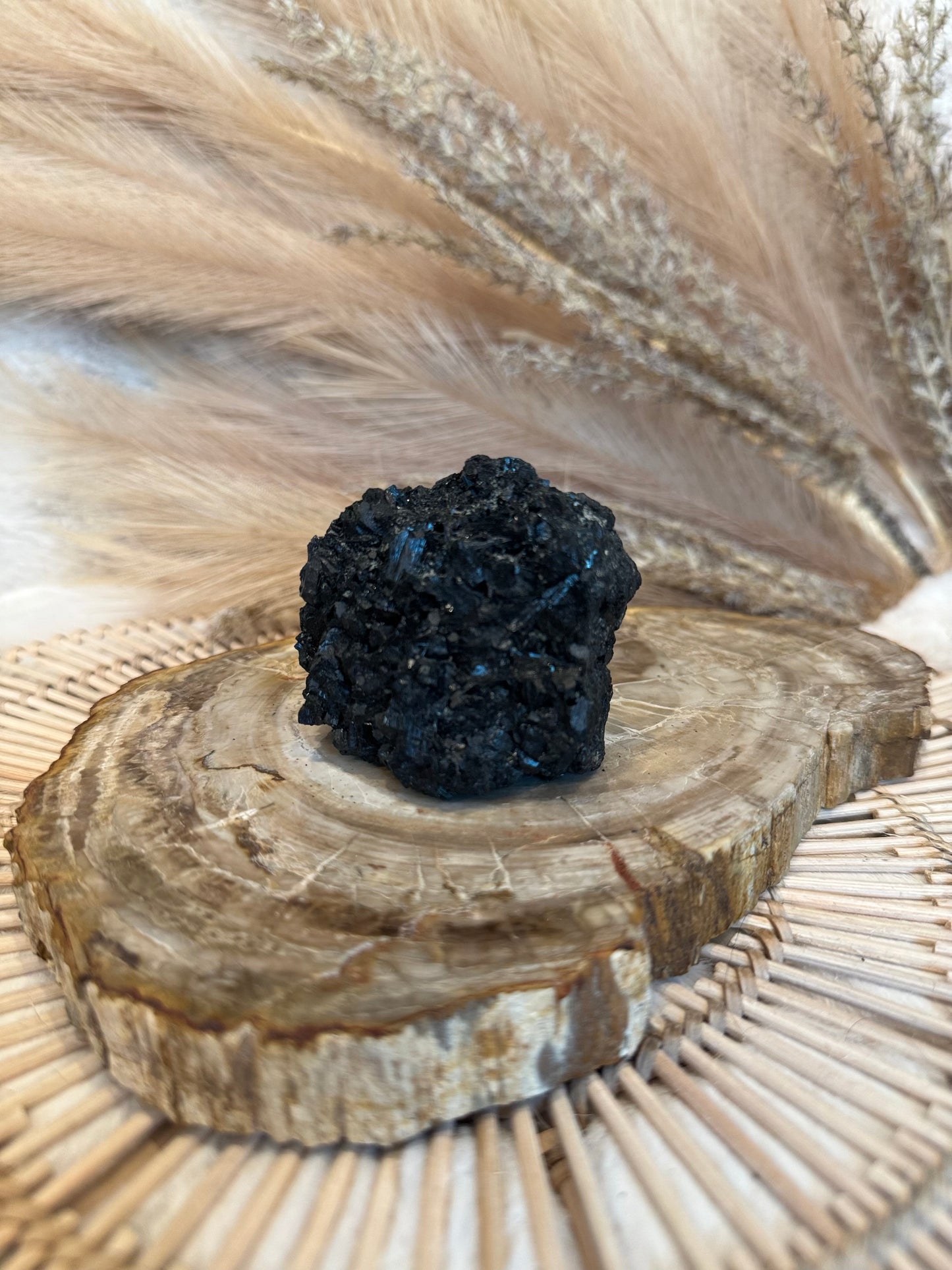 Black Tourmaline Cluster