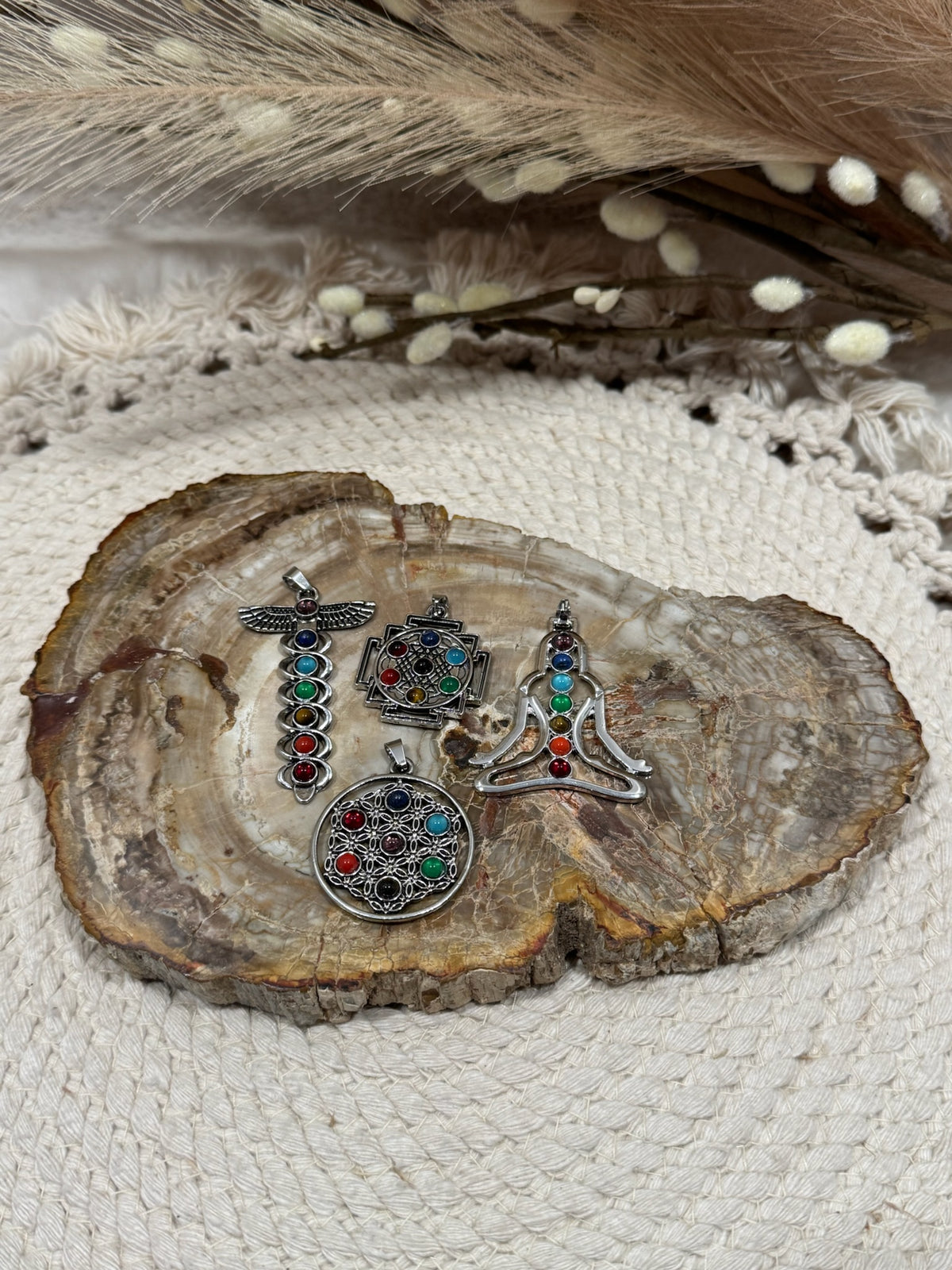 Seven Chakra Pendants