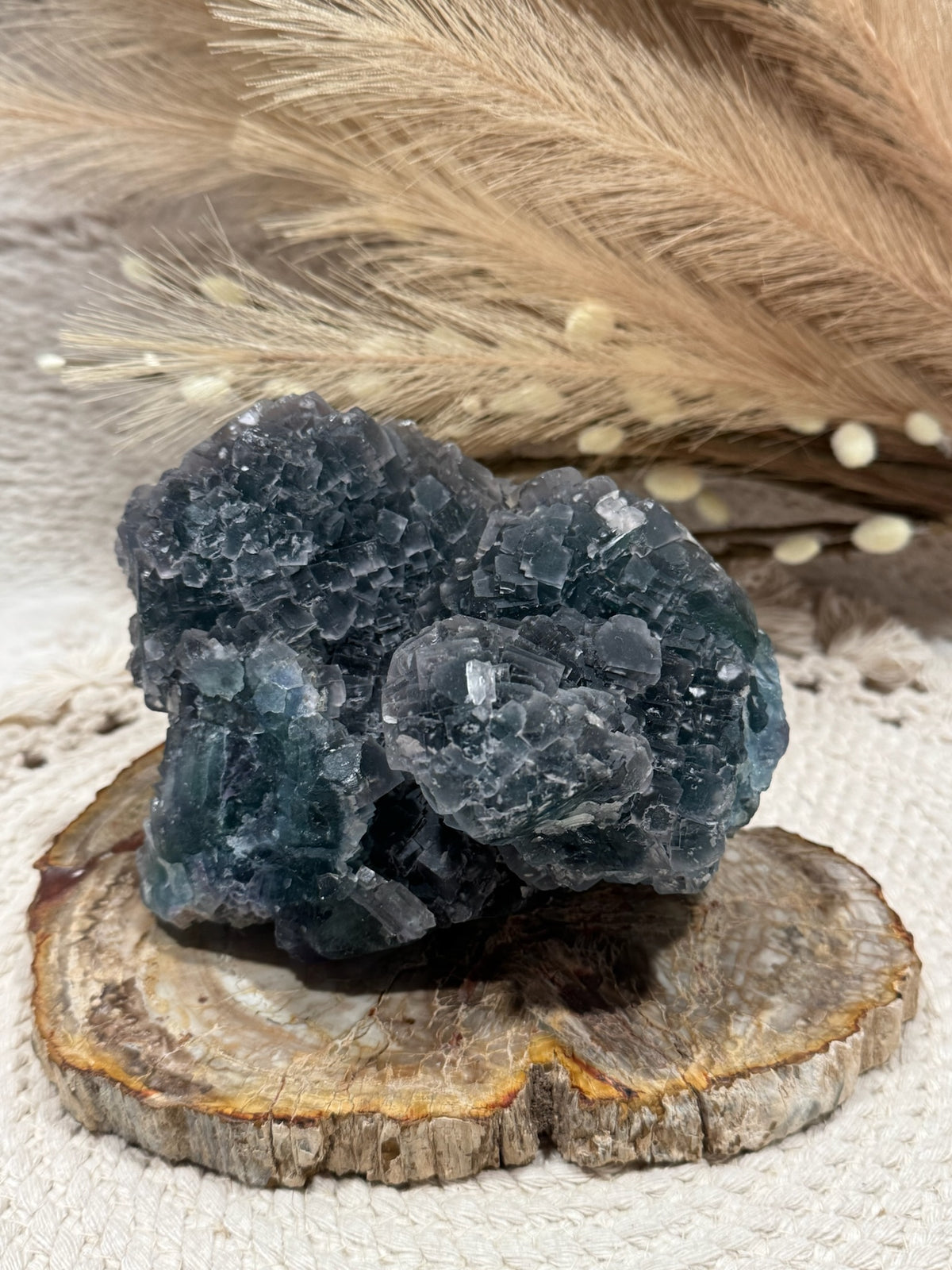 Premium Blue Green Fluorite Specimen