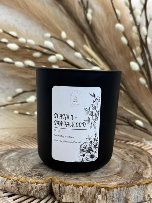 Sea Salt + Sandlewood Candle
