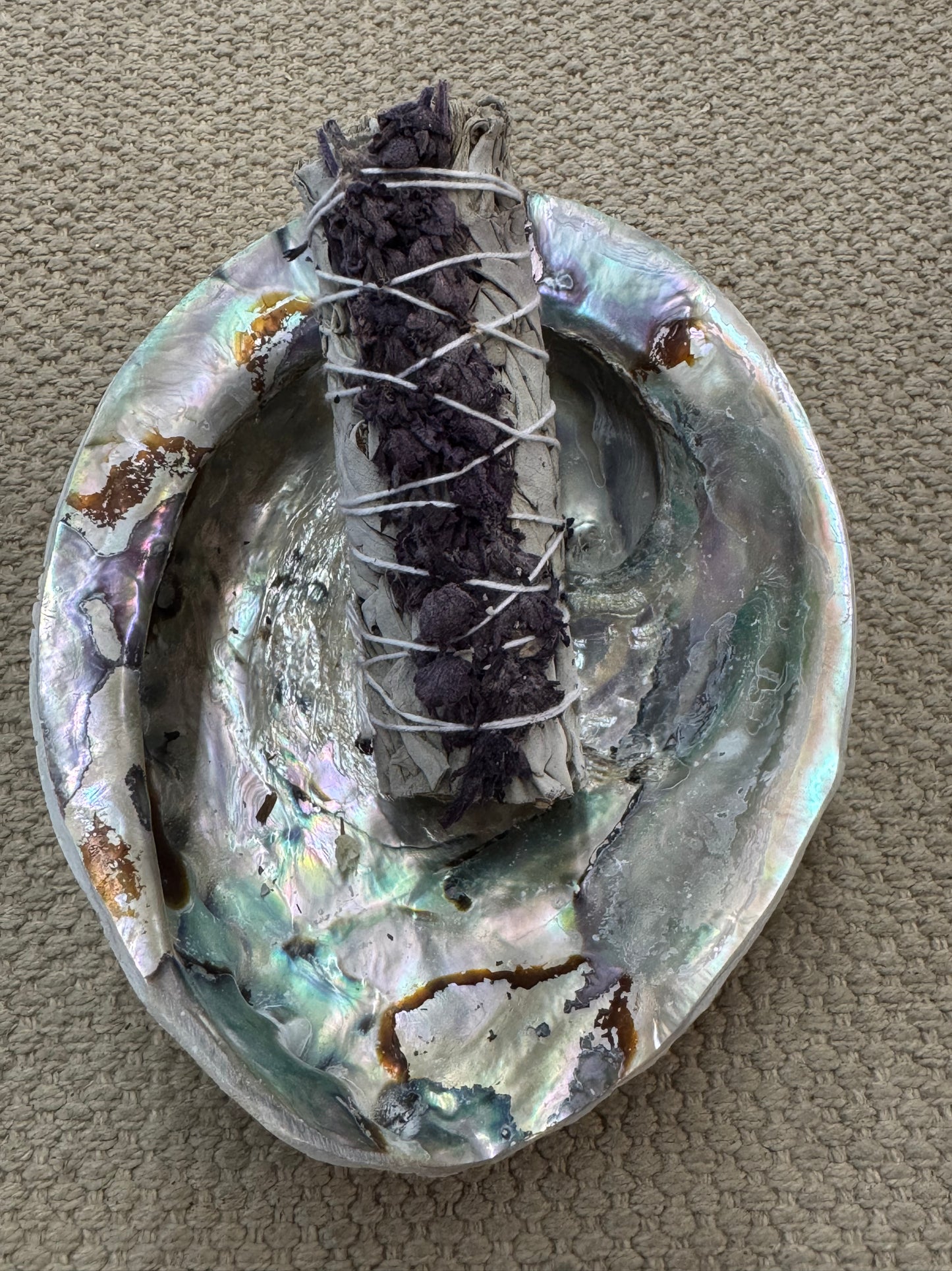 Sage with Dried Lavender