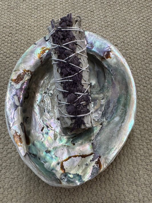 Sage with Dried Lavender