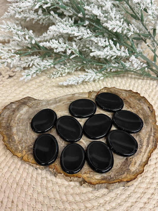 Black Obsidian Worry Stone