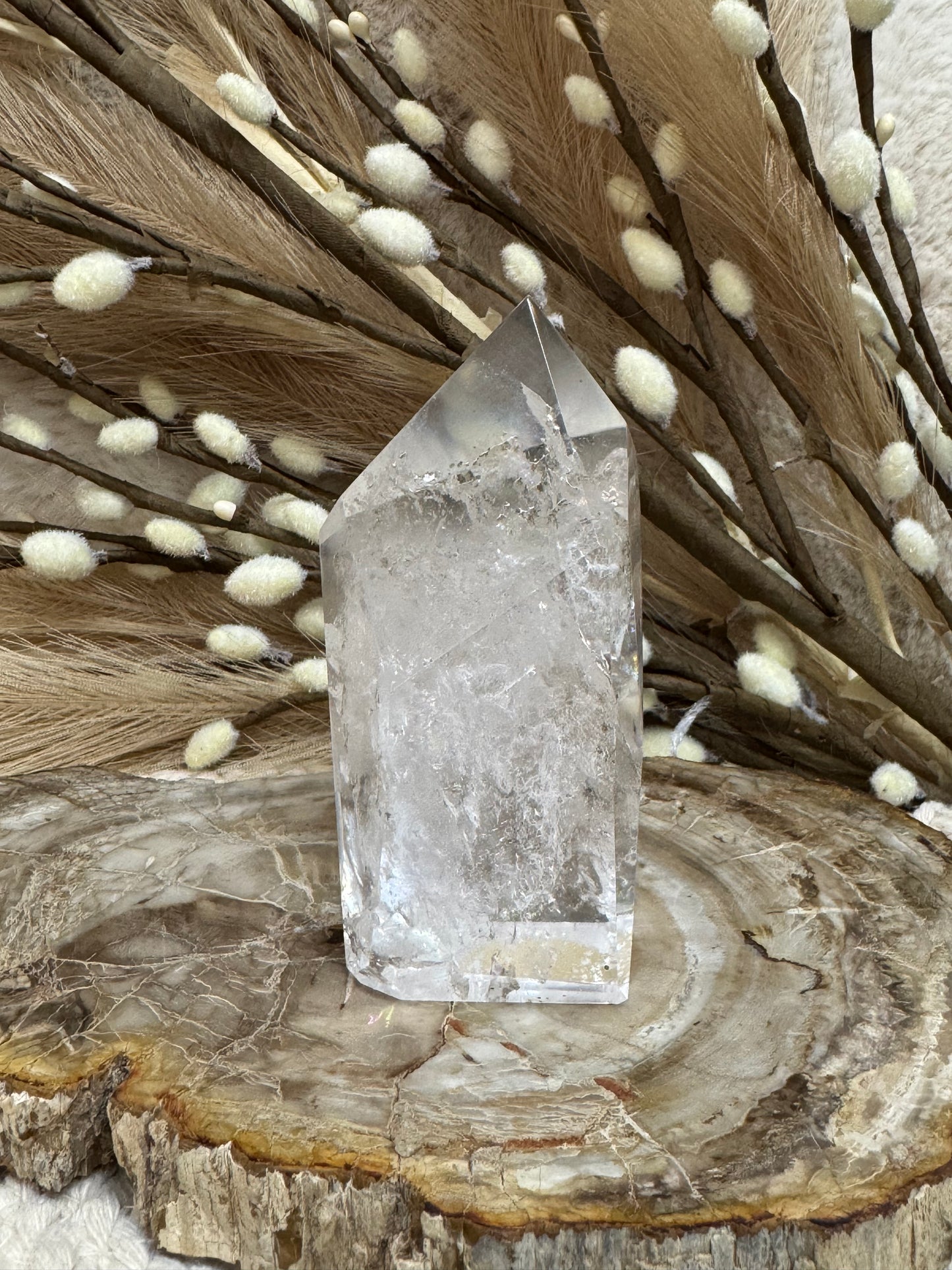 Natural Rainbow Clear Quartz