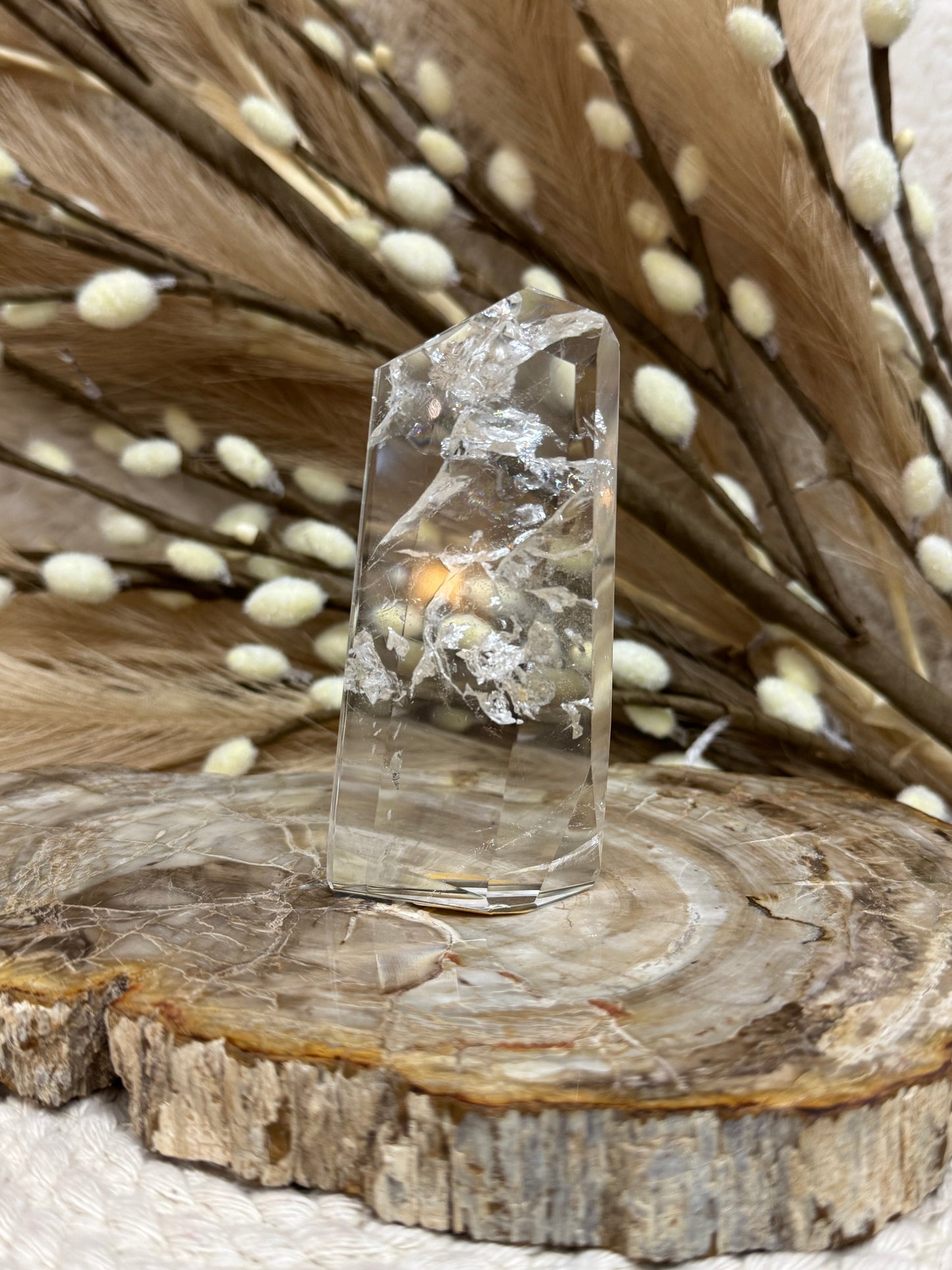 Natural Rainbow Clear Quartz