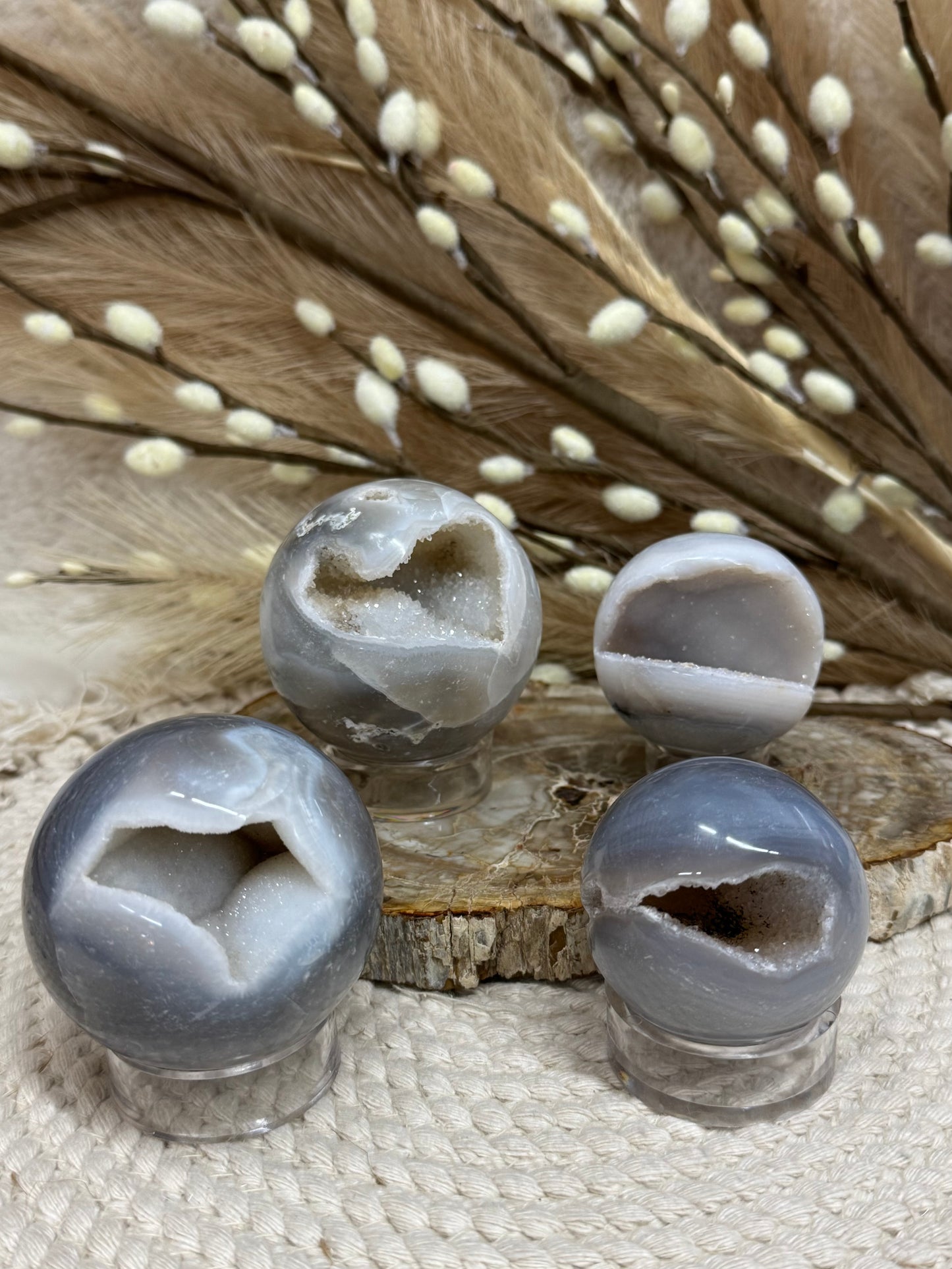 Druzy Agate Sphere