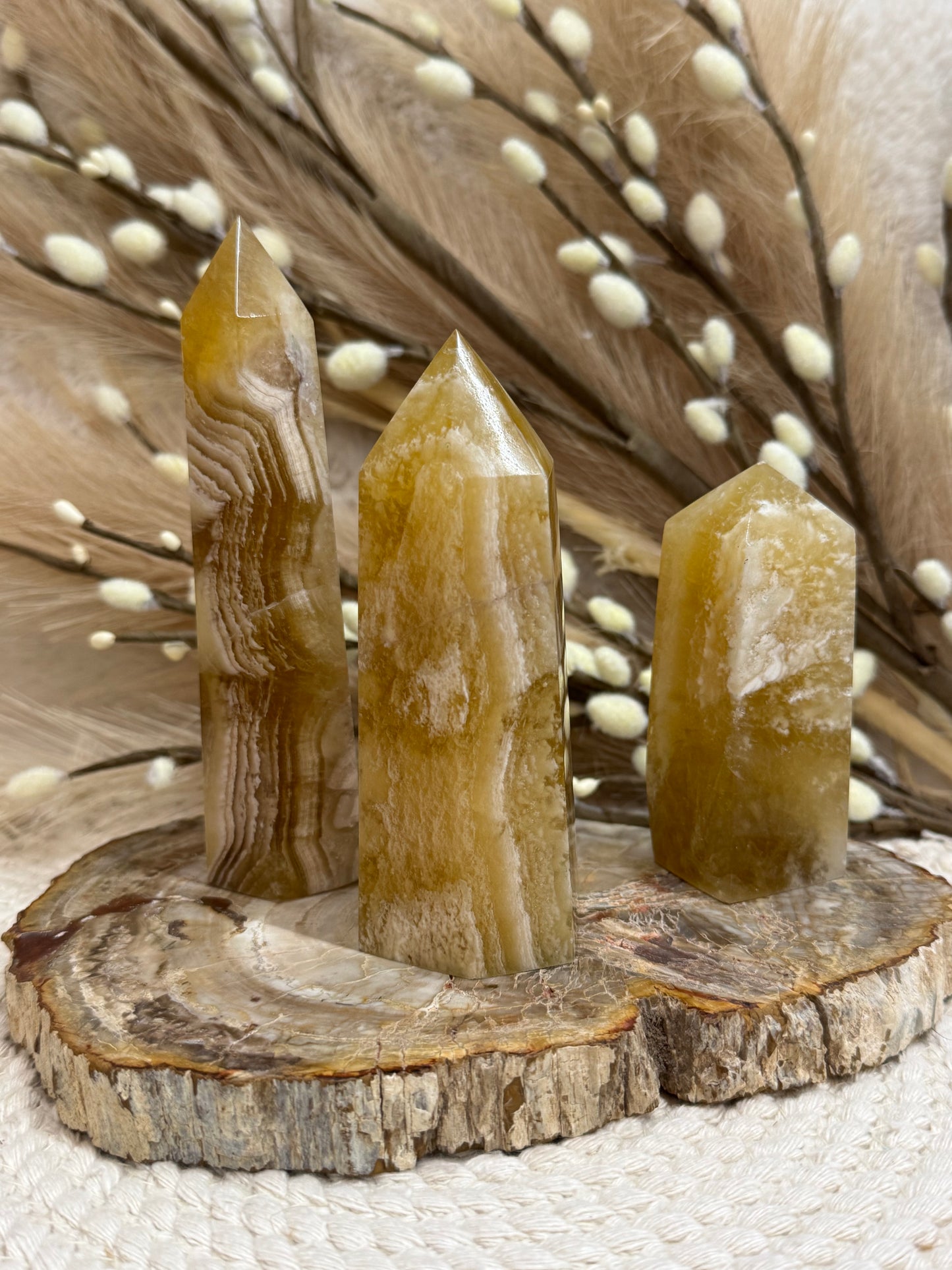 Yellow Fluorite Towers