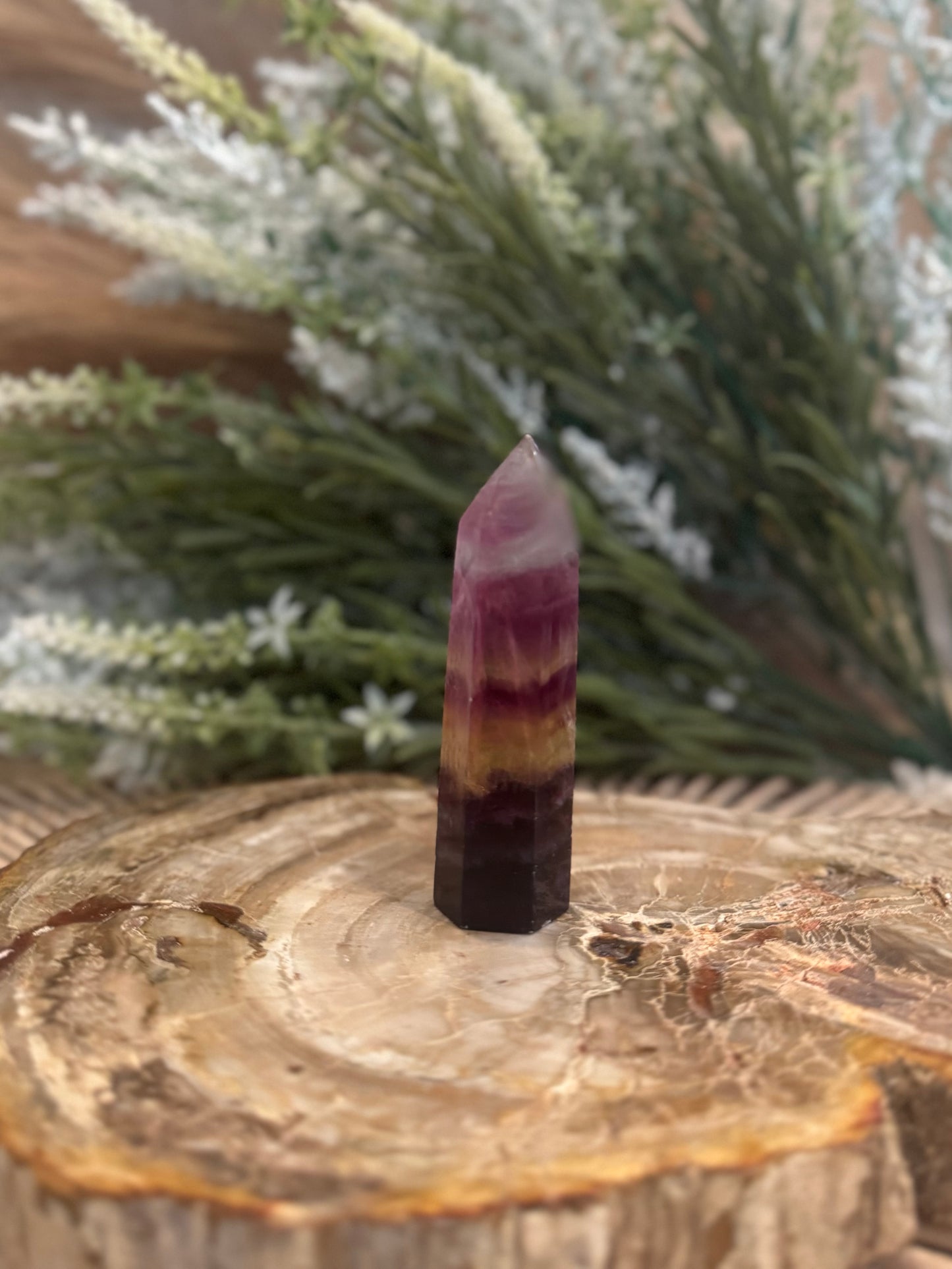 Natural Rainbow Fluorite