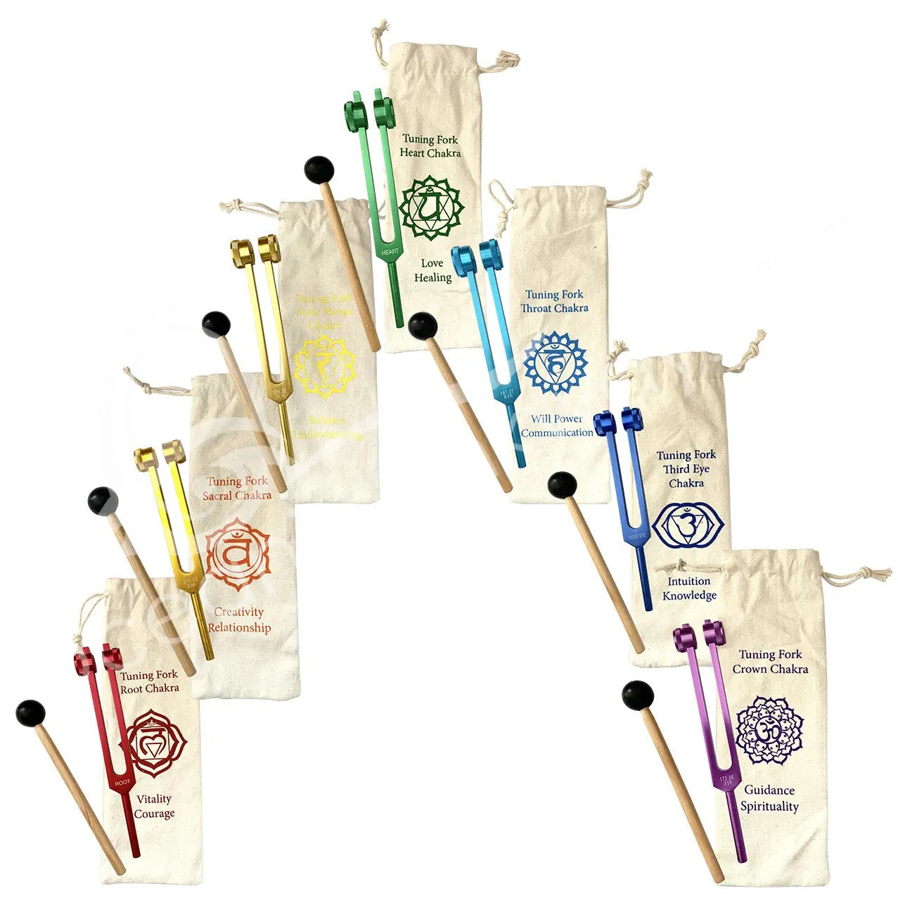 Chakra Tuning Forks (Complete Set)