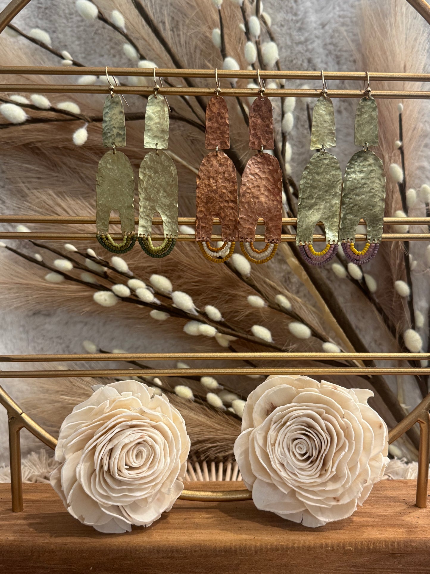 Handcrafted Beaded Earrings