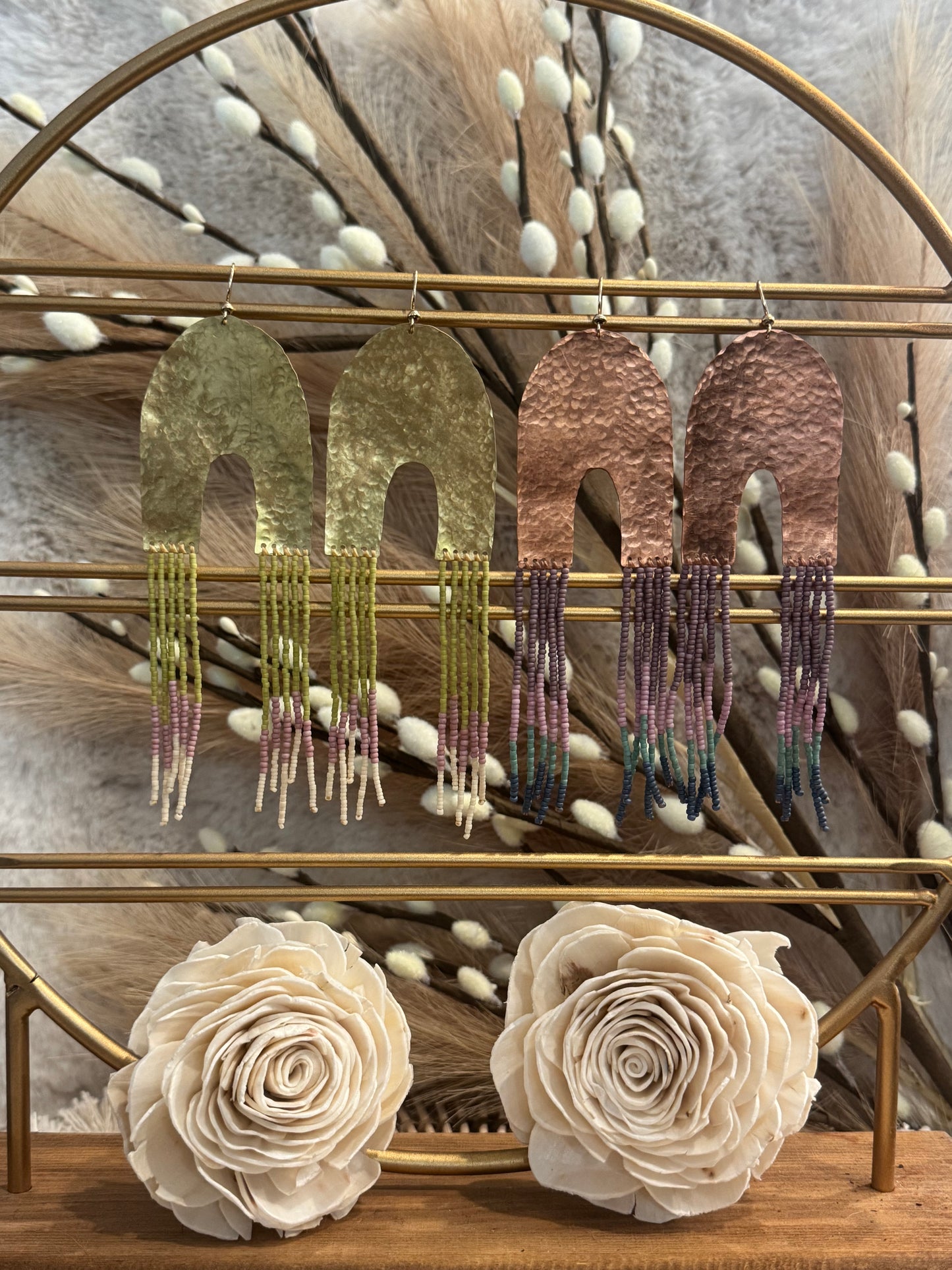 Handcrafted Beaded Earrings