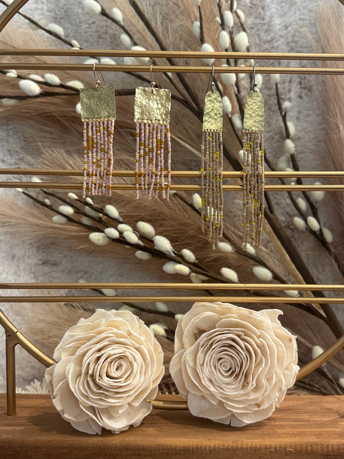 Handcrafted Beaded Earrings