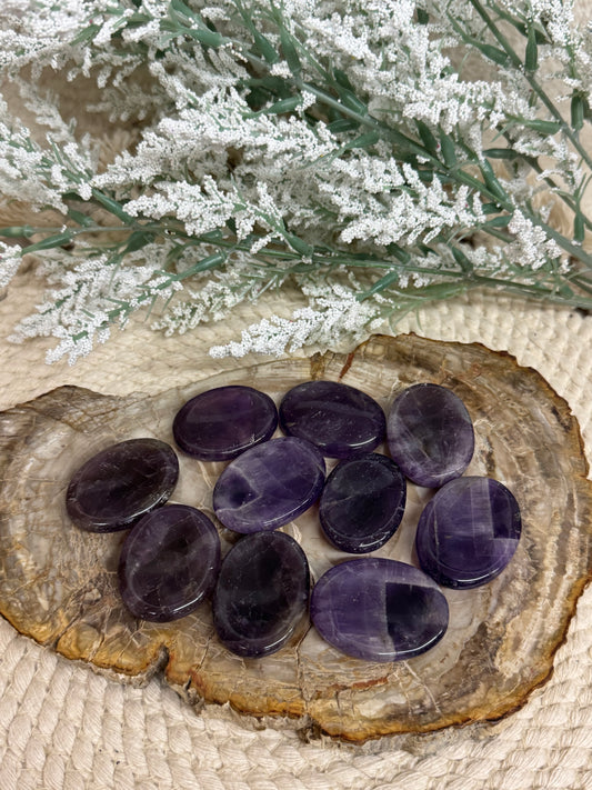 Amethyst Worry Stone