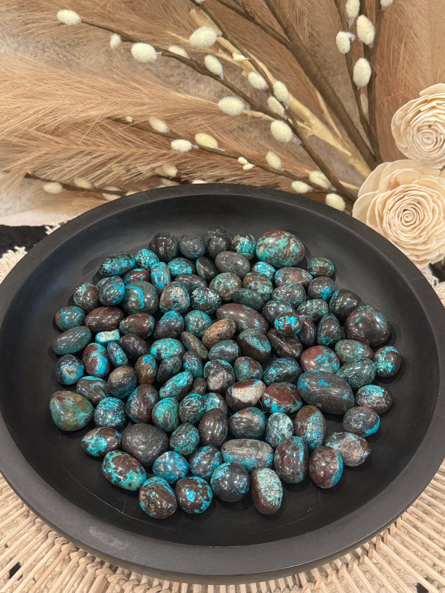 Chrysocolla with Copper Oxides