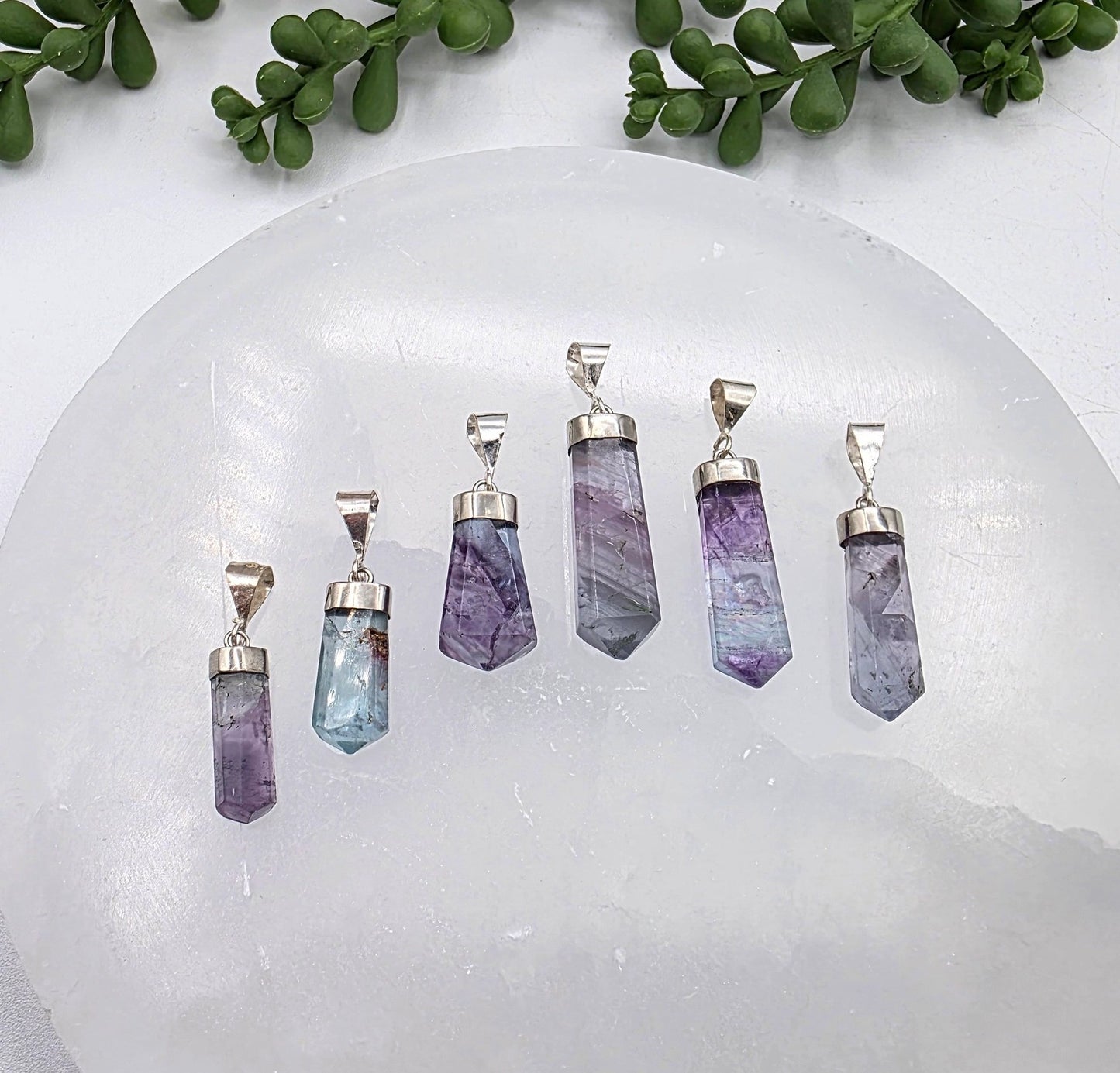 Rainbow Fluorite Pendant