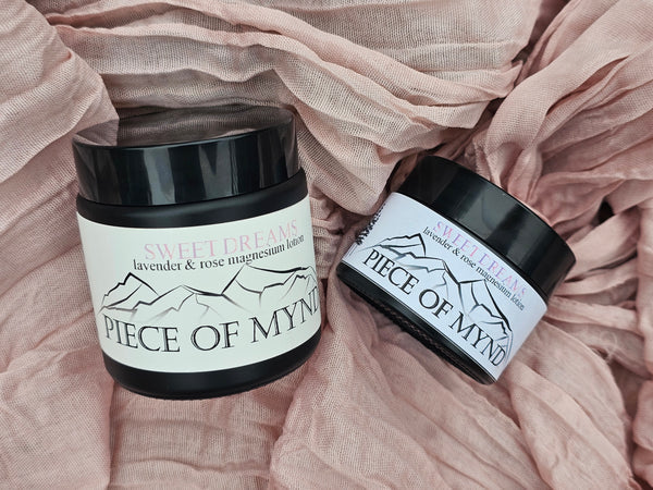 Sweet Dreams Lavender + Rose Magnesium Lotion by Piece of Mynd