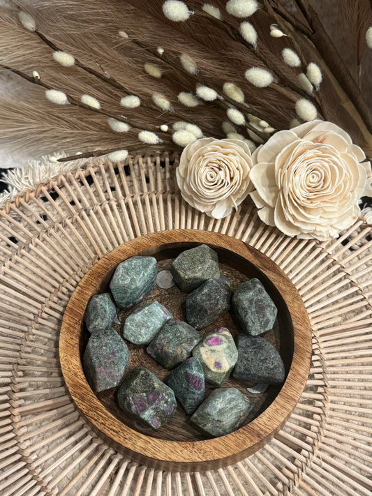 Ruby with Fuchsite