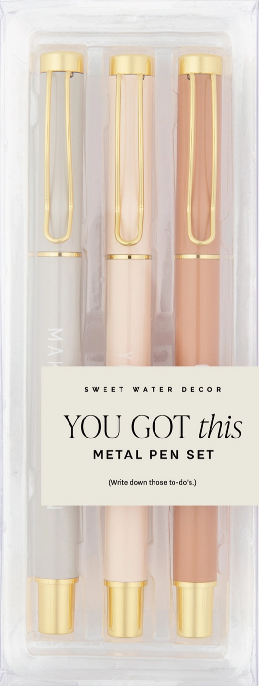 You Got This Metal Pen Set