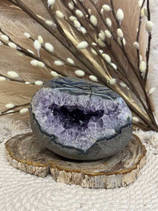 Amethyst Druzy Freeform