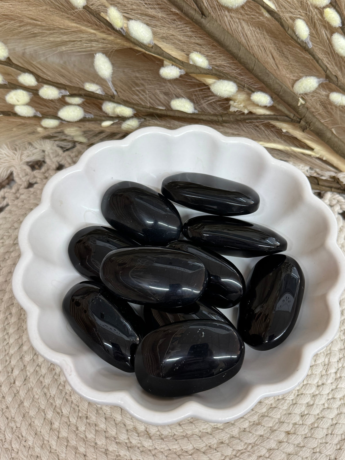 Black Obsidian Palmstone