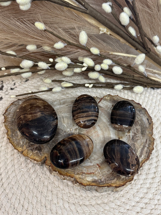 Chocolate Calcite - Palmstones