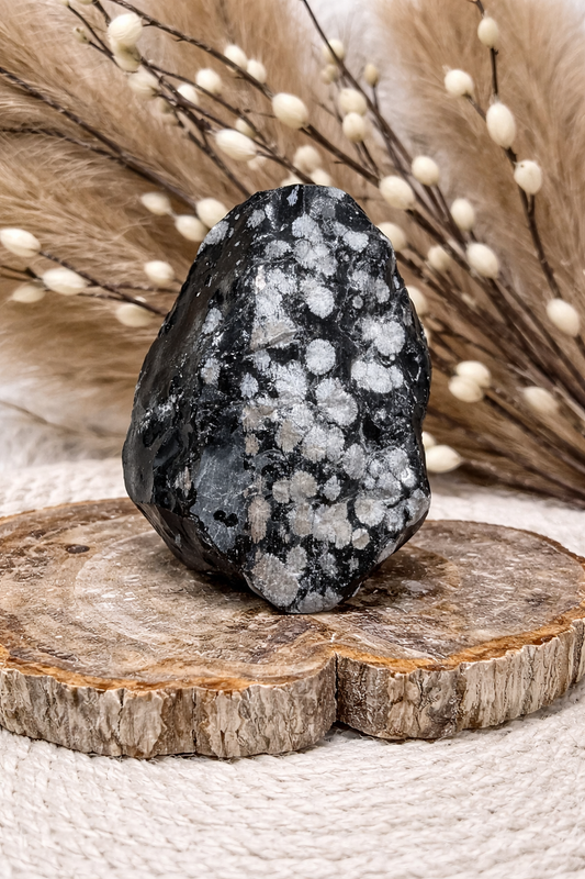 Snowflake Obsidian - Raw