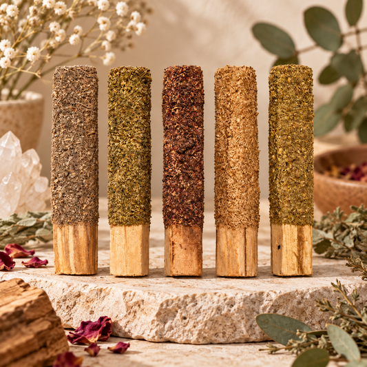 Palo Santo Dipped with Botanicals - Stick