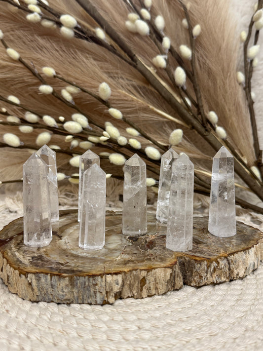 Clear Quartz Towers