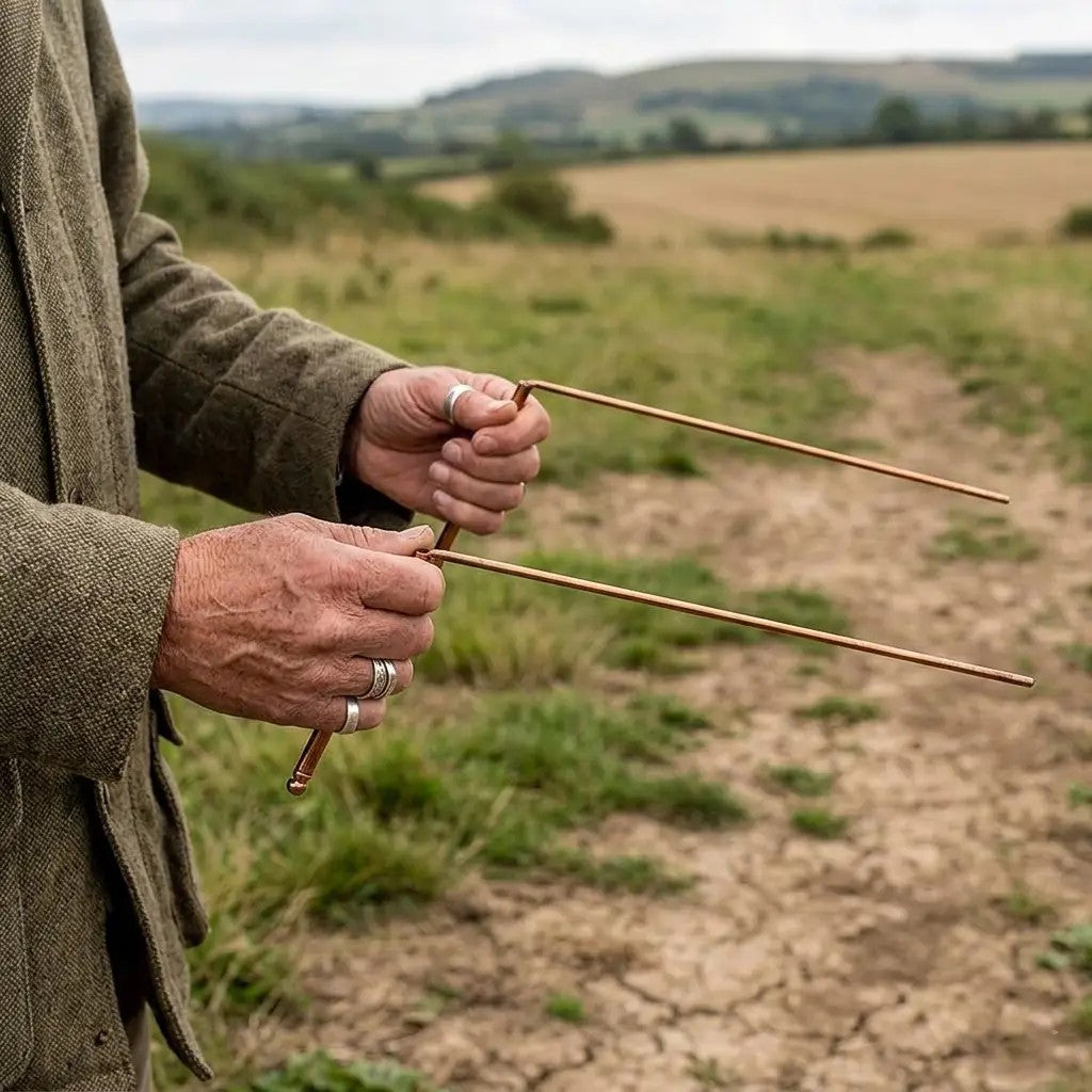 Copper Dowsing Rods w/ Handles