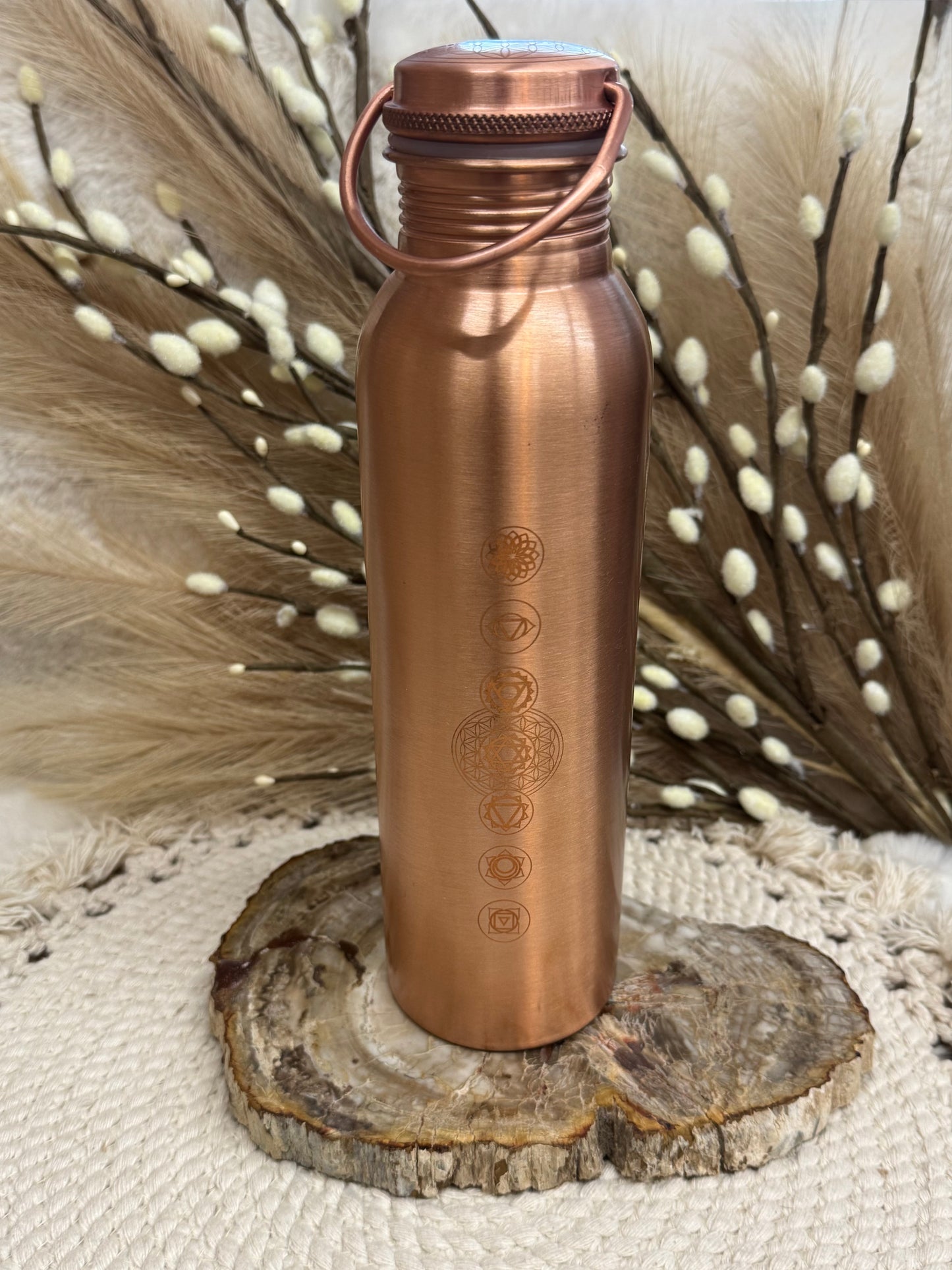 Copper Chakra Water Bottle