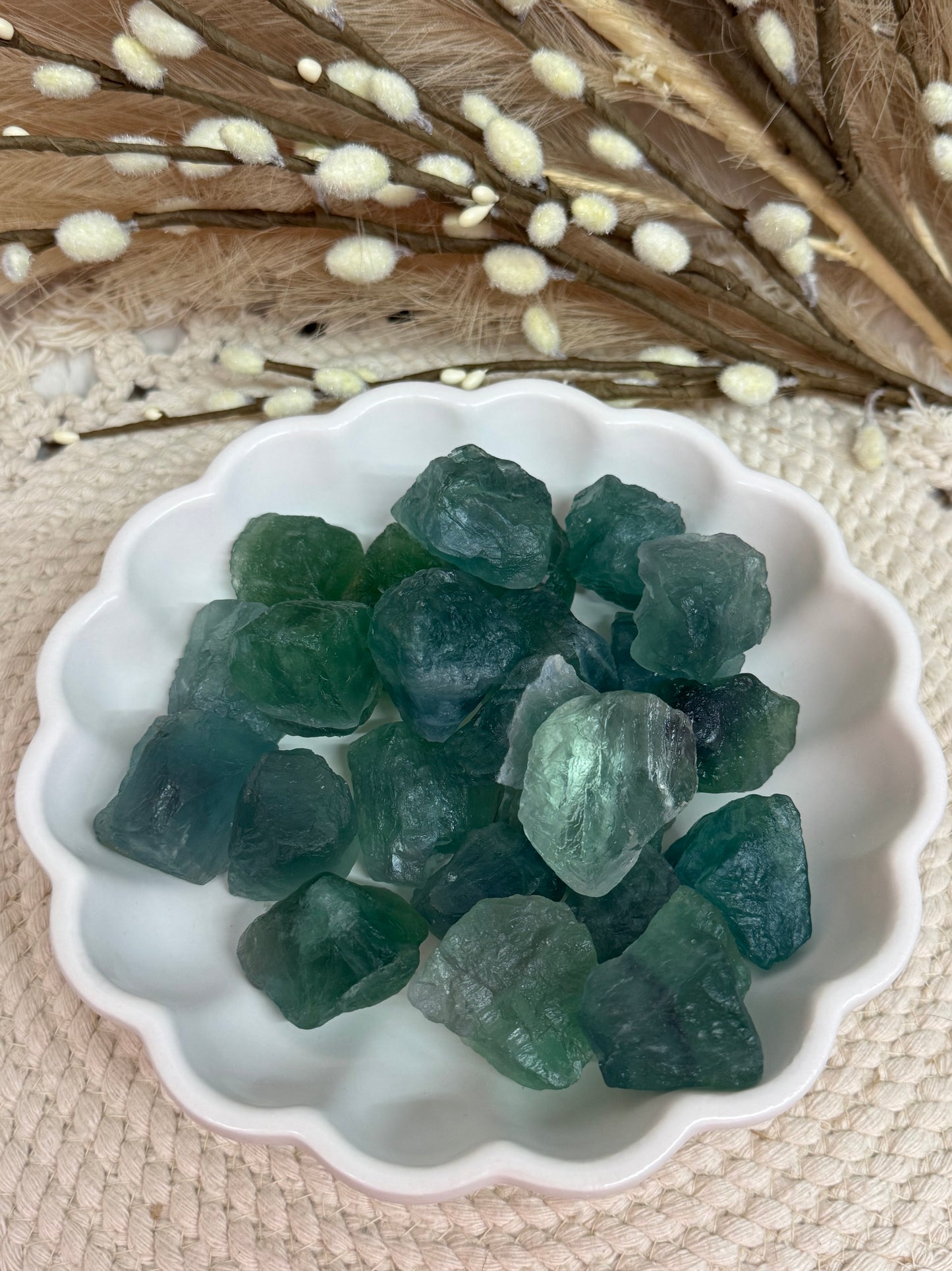 Green Fluorite - Raw