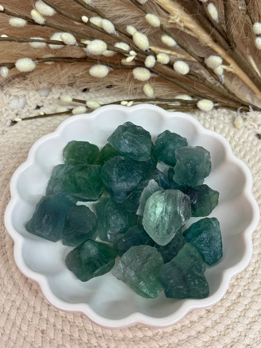 Green Fluorite - Raw