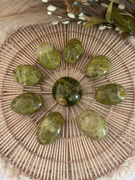 Green Opal Palmstones
