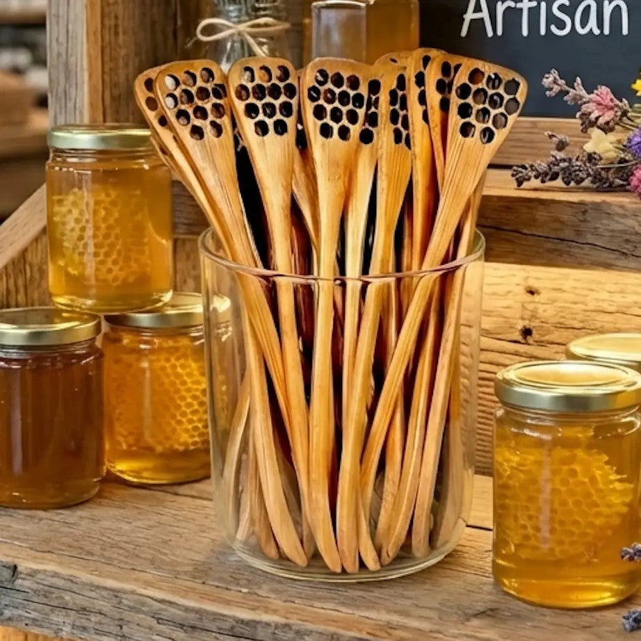 Bamboo Honey Dipper Spoon