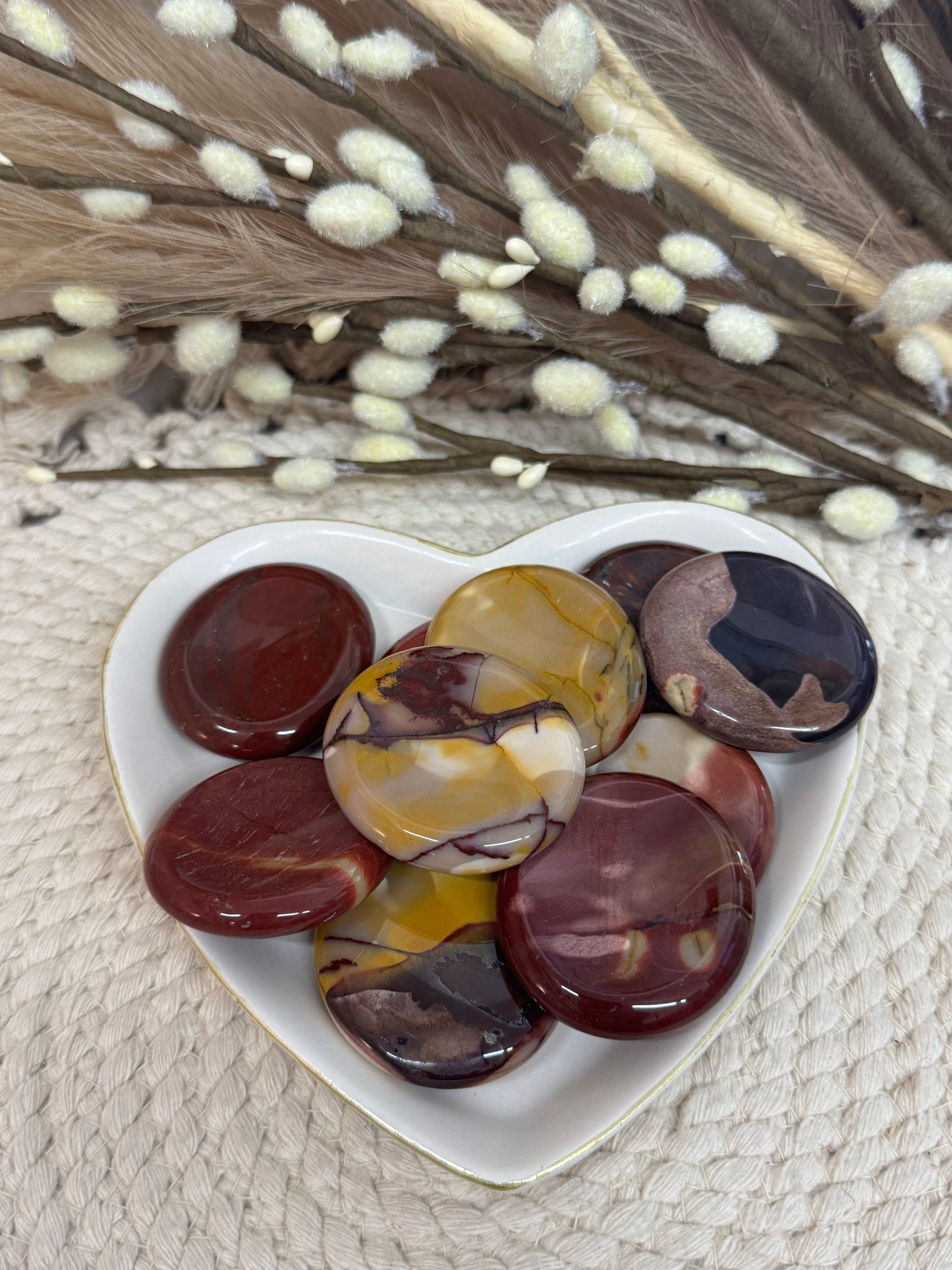 Mookaite Worry Stones