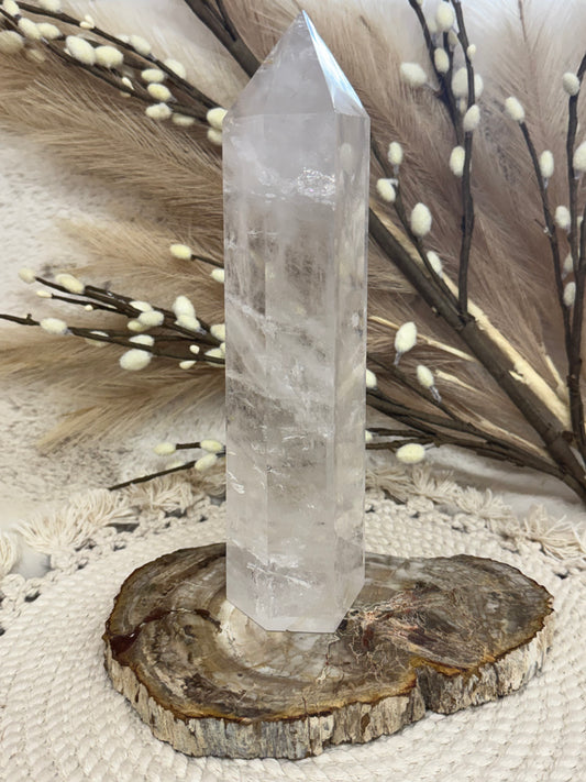 Clear Quartz Tower - Large