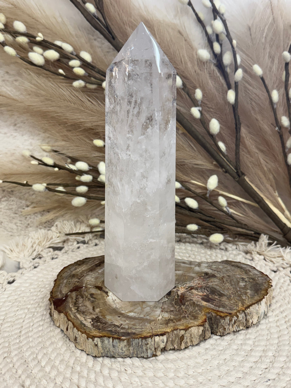 Clear Quartz Tower - Large