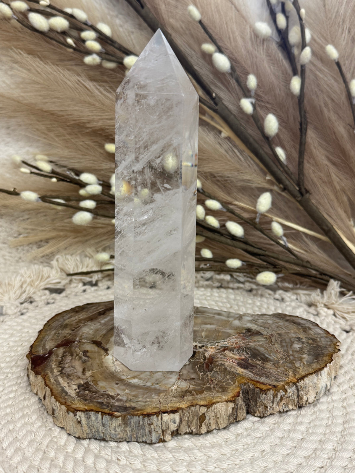 Clear Quartz Tower - Large