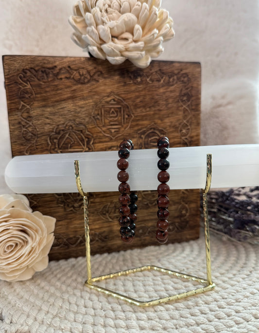Mahogany Obsidian Bracelets