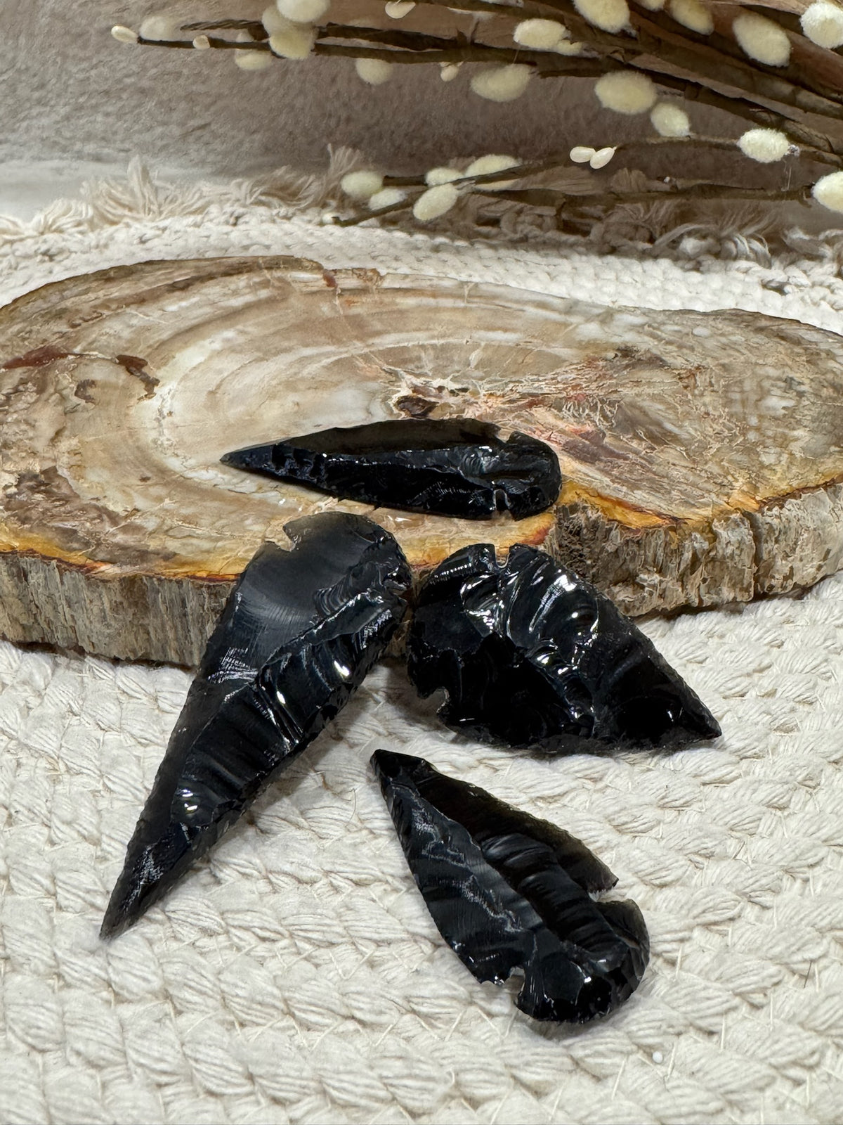 Obsidian Arrowheads