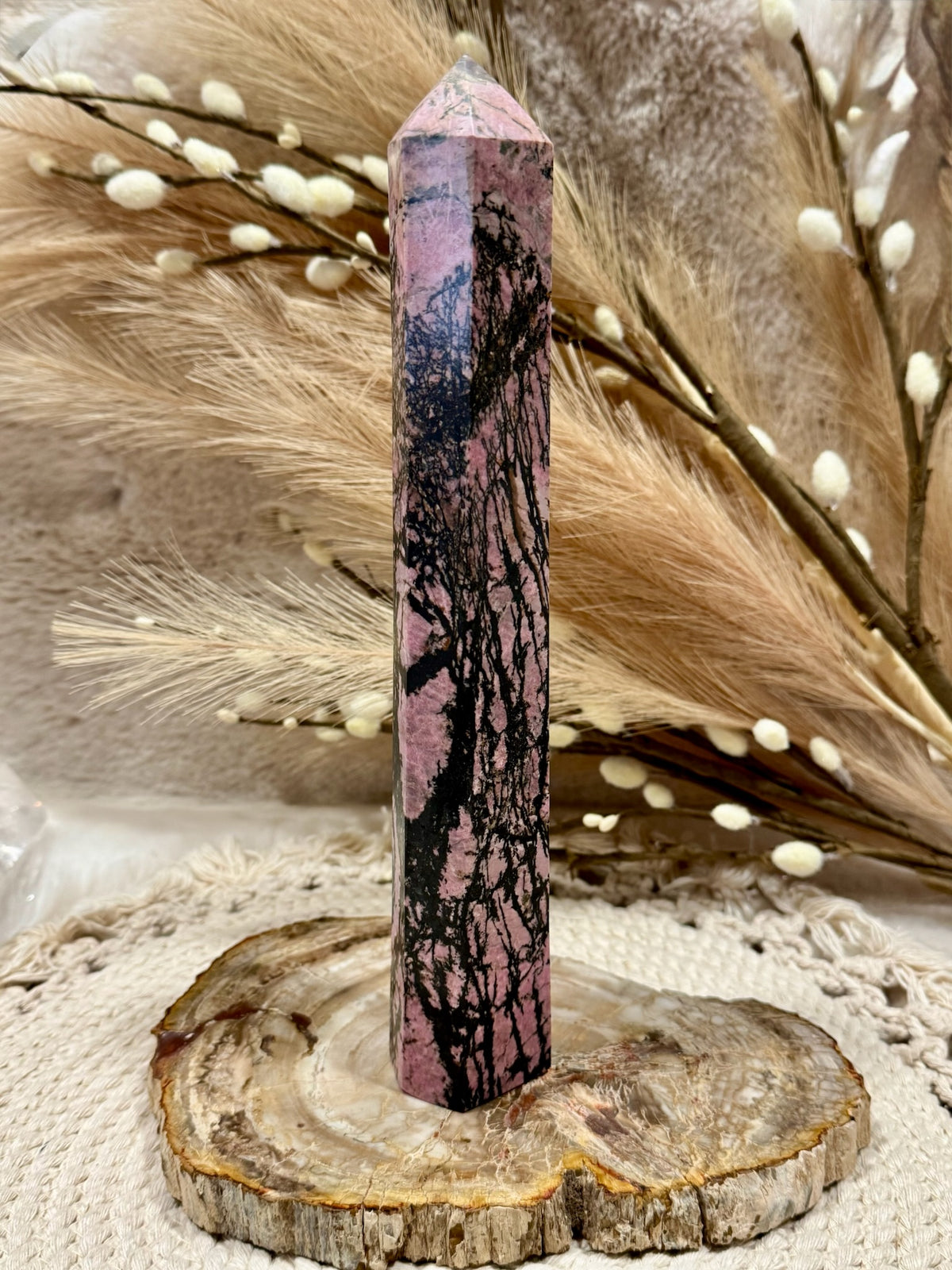 Rhodonite Tower