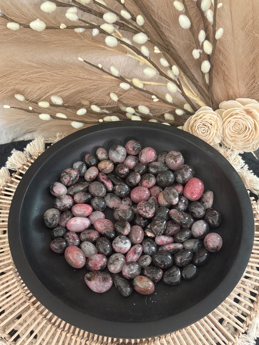 Rhodonite with Quartz