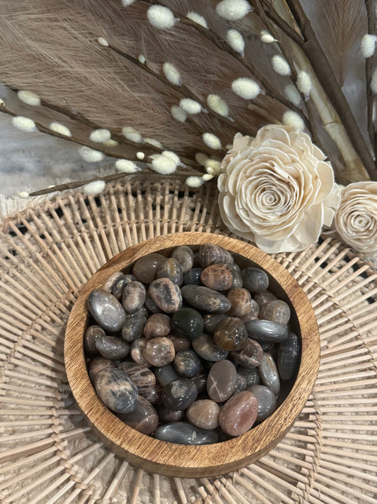 Peach & Gray Moonstone