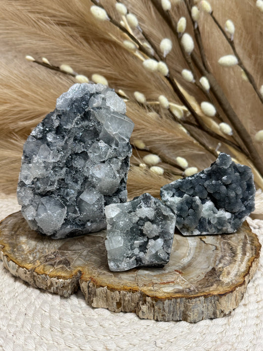 Apophyllite & Blue Chalcedony
