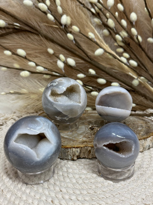 Druzy Agate Sphere